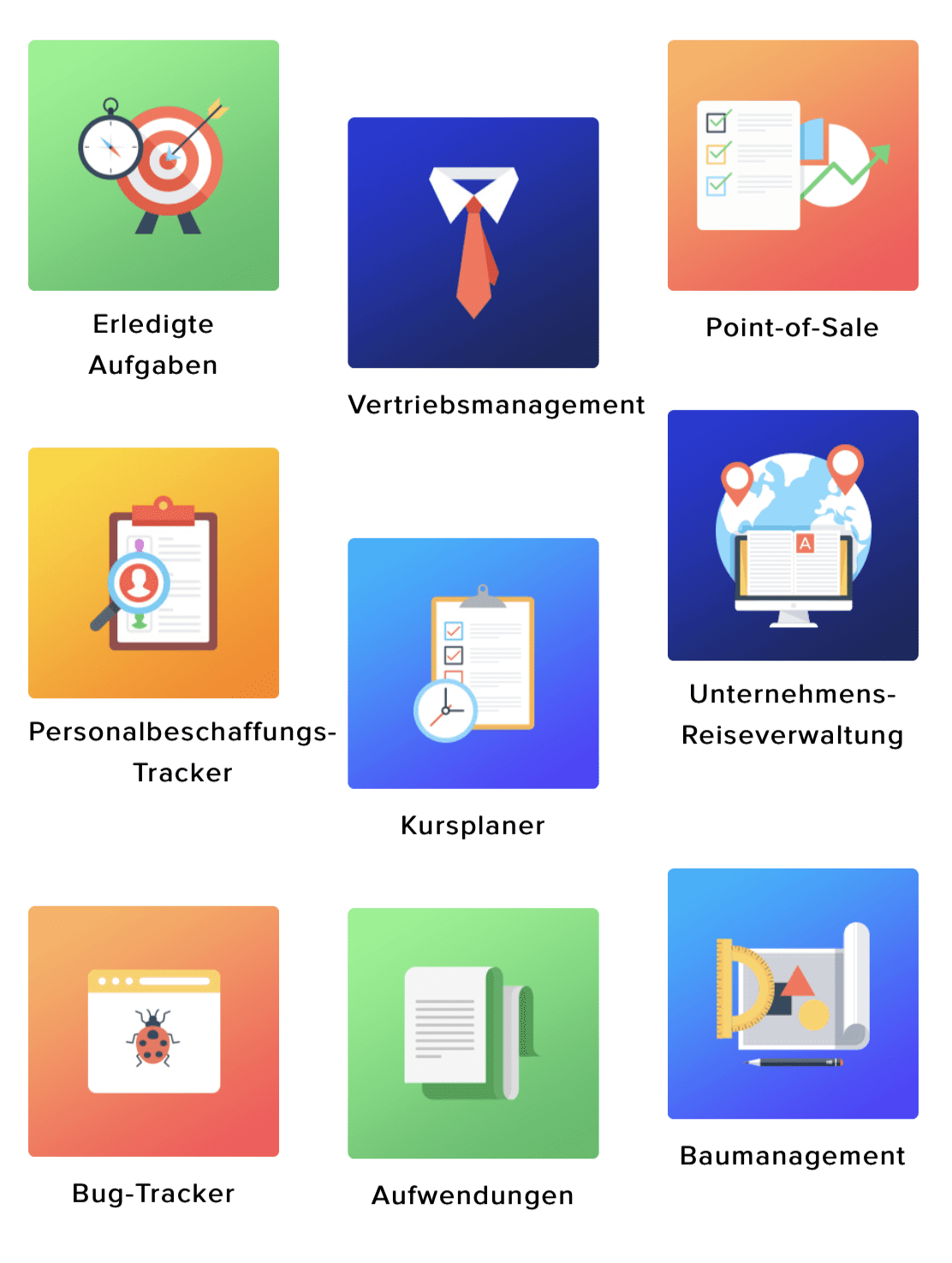 Einsatzbereite Apps