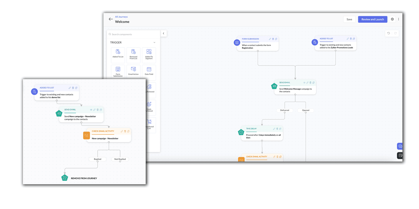 Zoho Marketing Automation Workflow