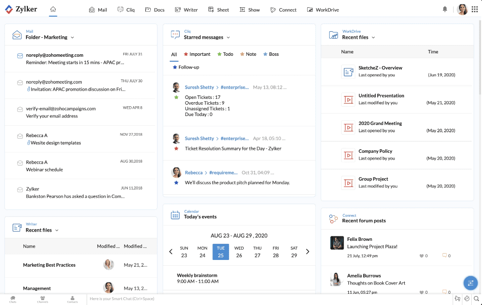 All-in-One Dashboard