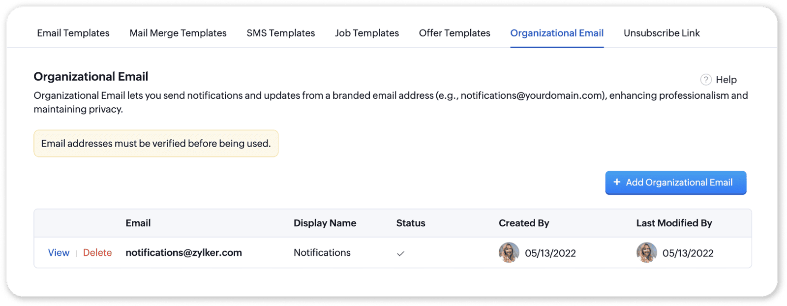 Organisationsemails