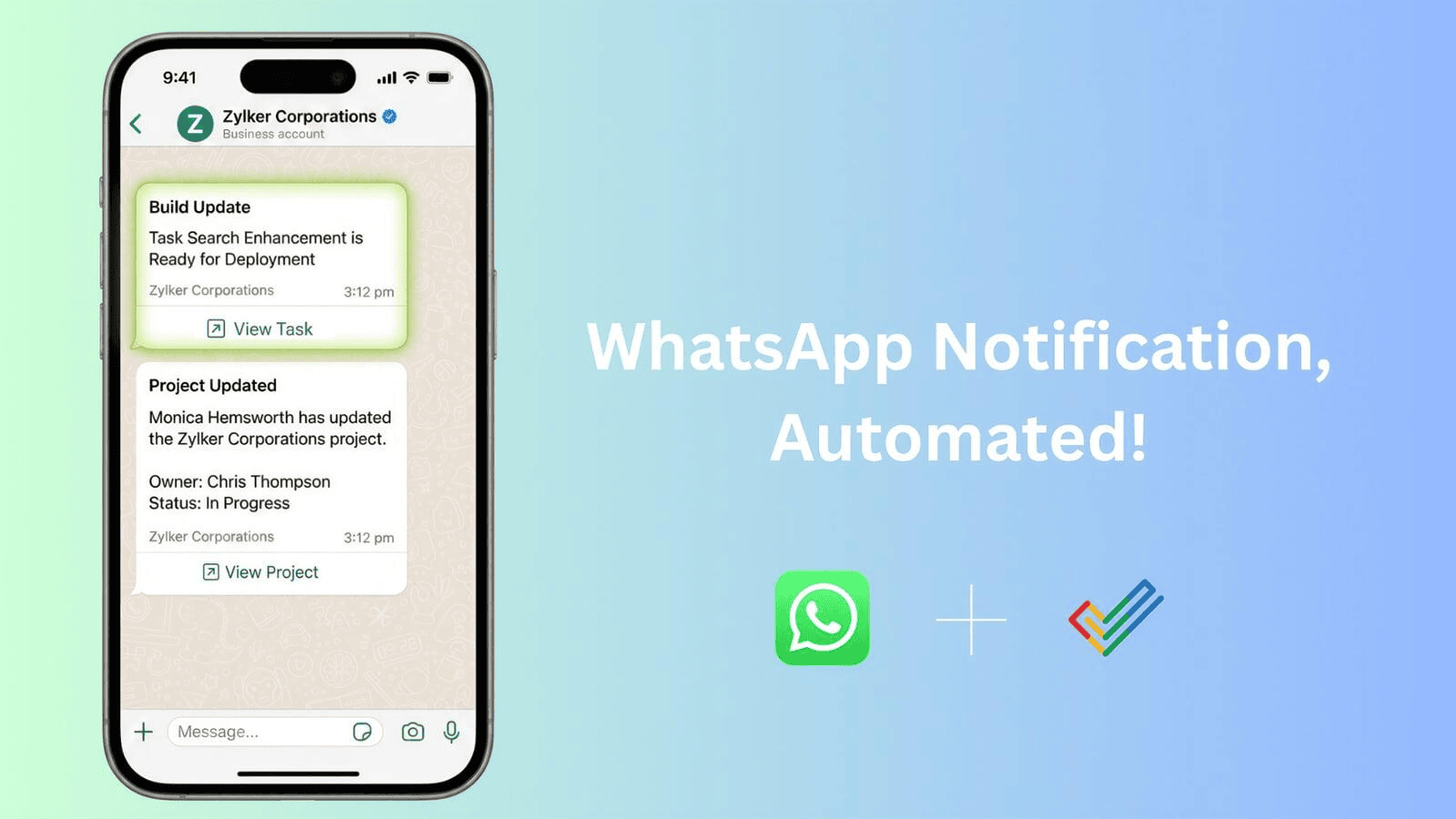 Whatsapp in Projects
