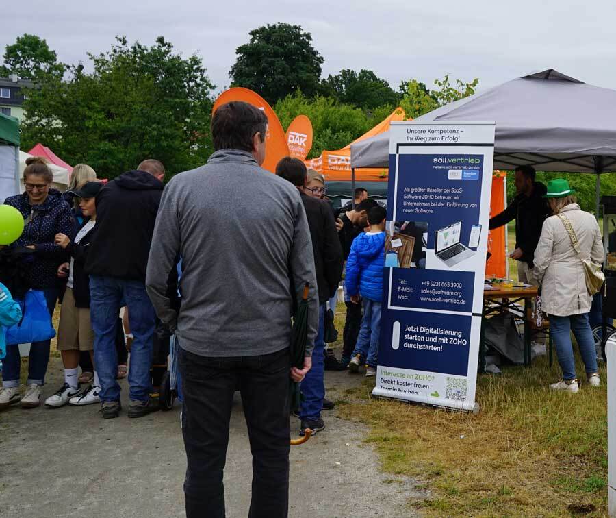 Viel Andrang am Infostand